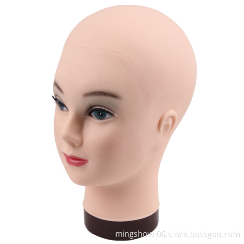 Female PVC Mannequin Head promotion Sale For Wig Jewelry And Hat Display